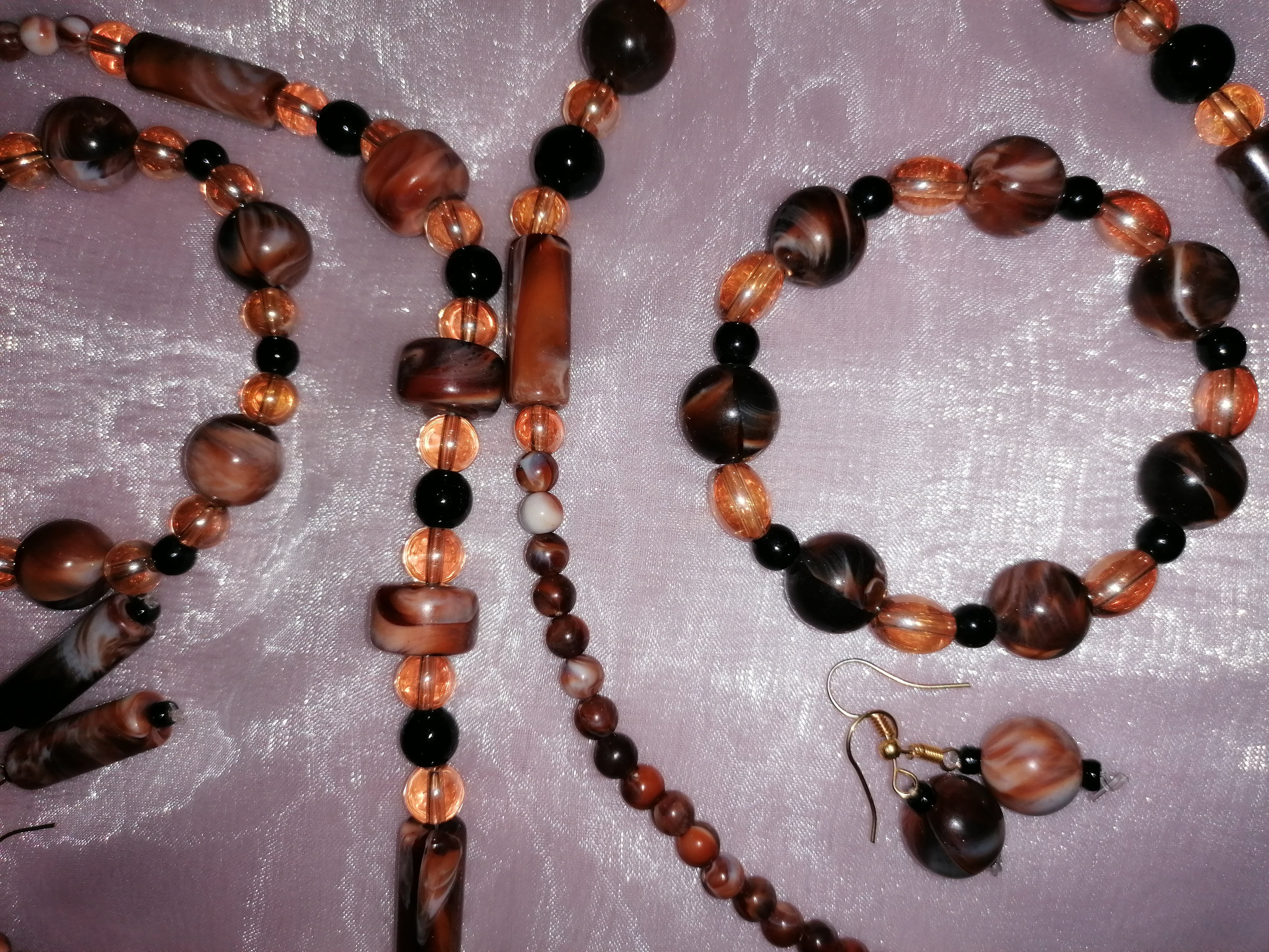 Nara African beaded jewellery set for healing and protection in three styles