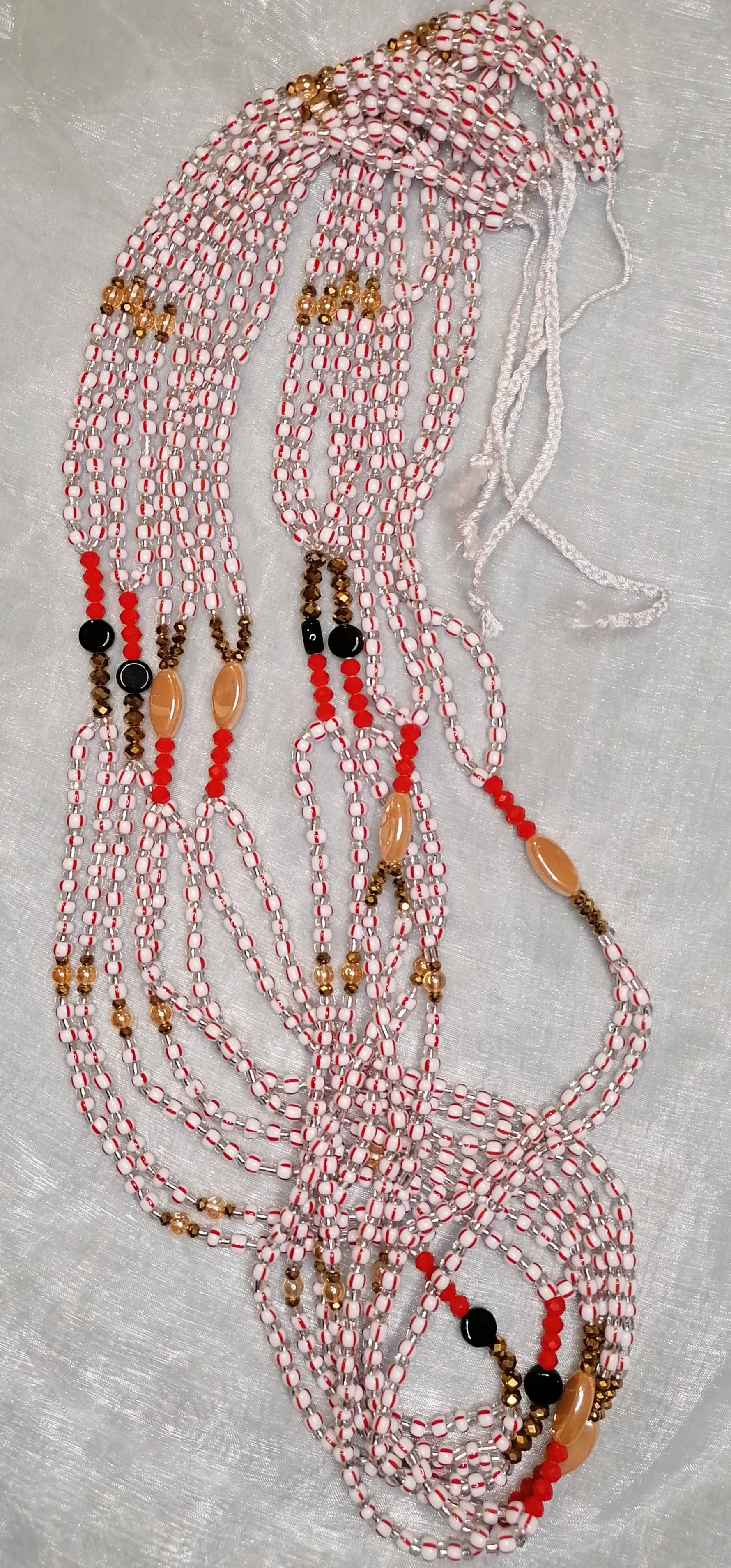 Bin Bin Sewaba 4 strands Authentic African Tied on Waist Beads