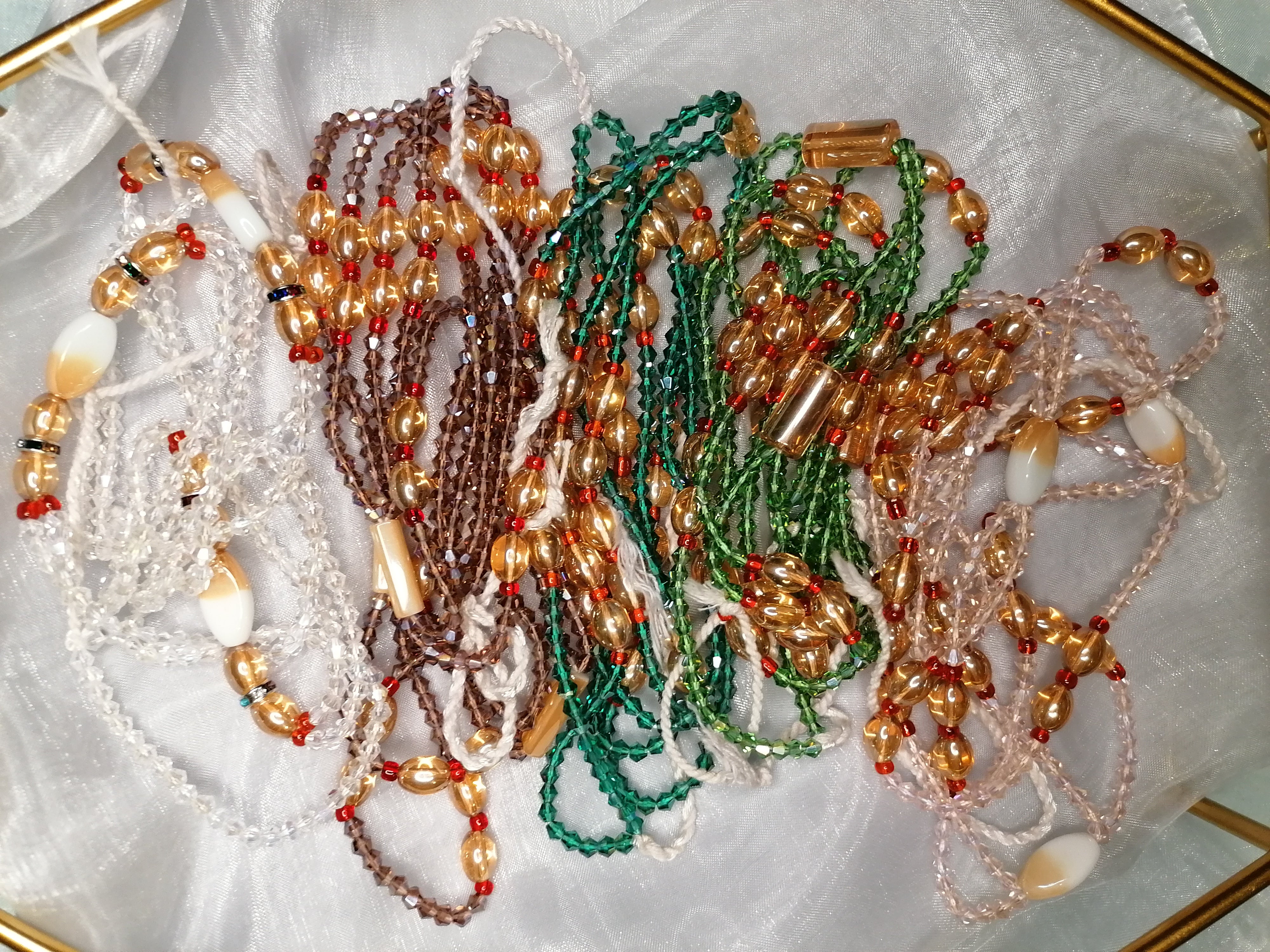 Crystal Waist Bead, Evil Eye Waist Beads, African Waist Beads, Elastic Waist Beads
